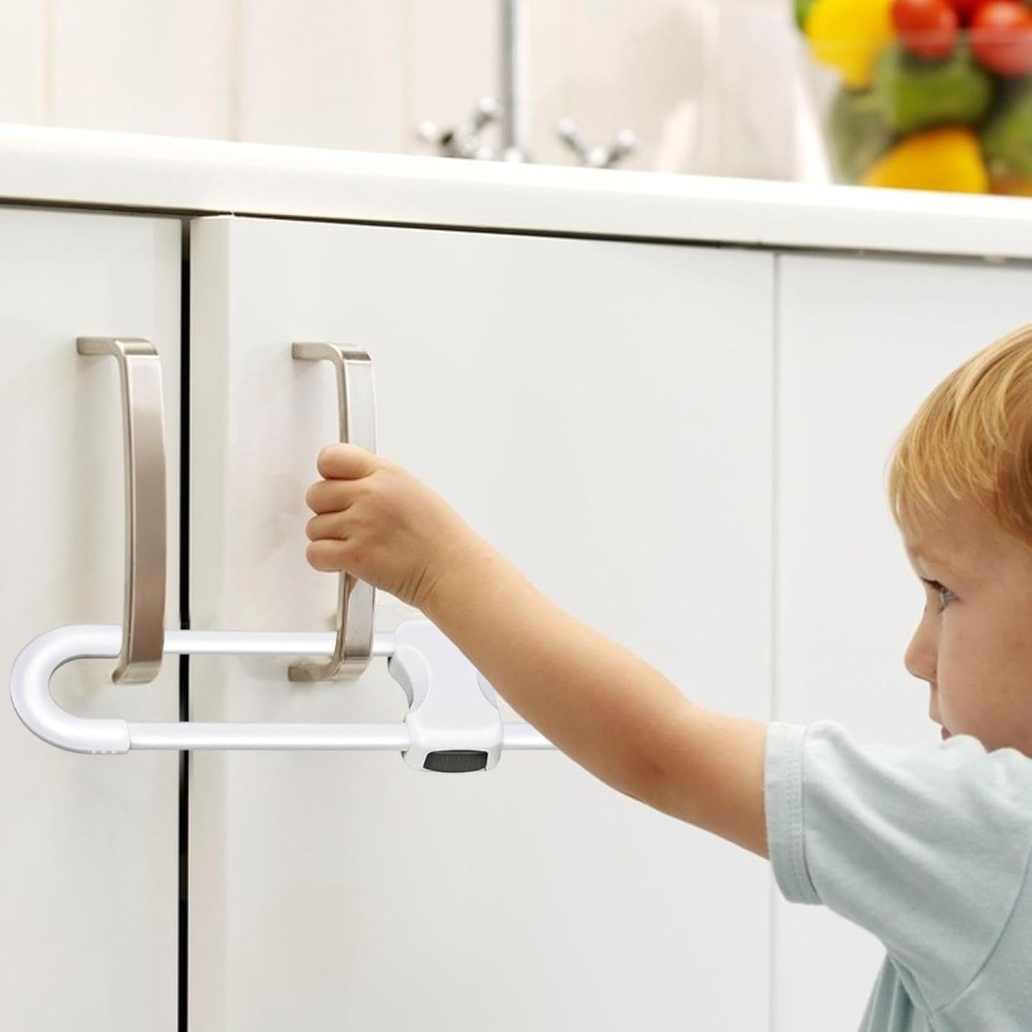 Medicine Cabinet Lock - Sliding Cabinet Locks for Babies, Baby