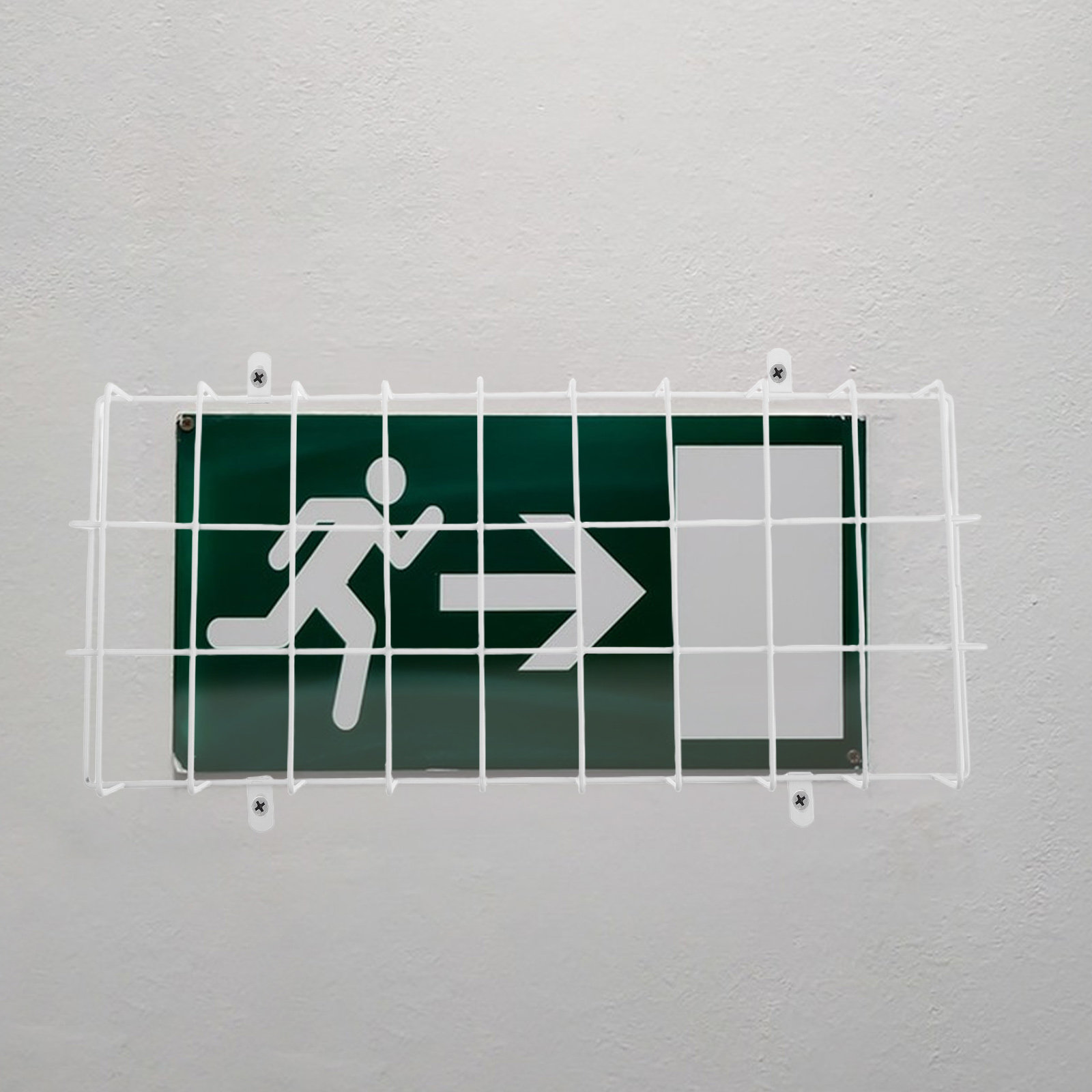 Emergency Exit Sign - 4pcs Emergency Light Protective Cage Impact