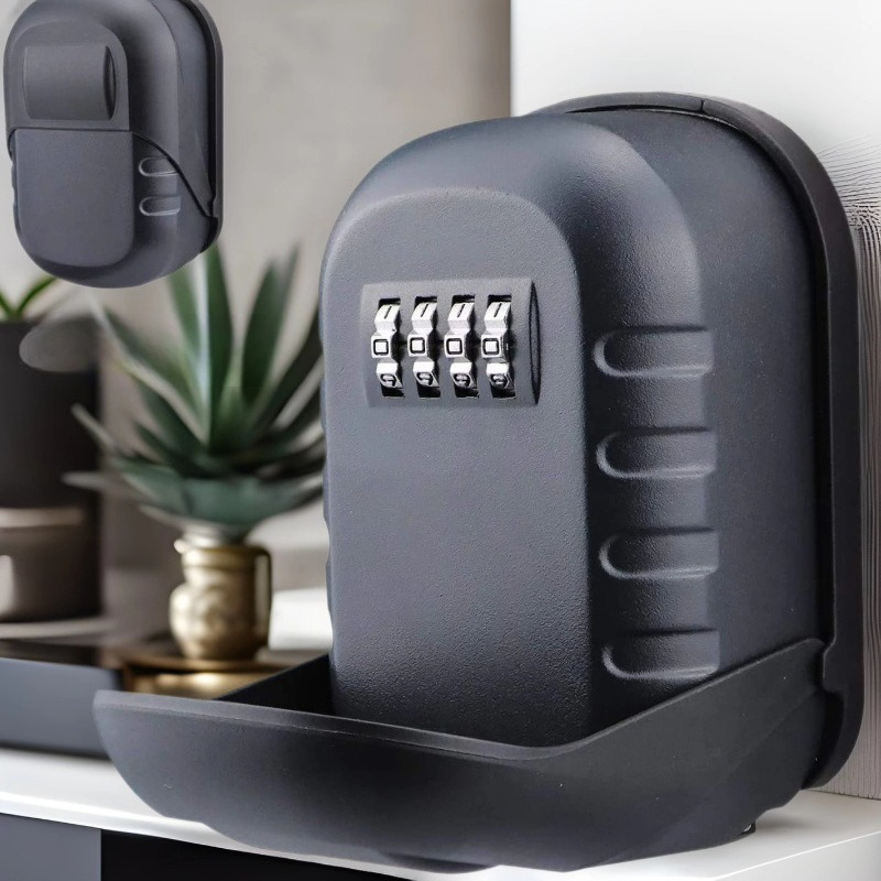 Wall-Mounted Metal Key Box Out - Lockbox Key Secure บทวิจารณ์และราคา