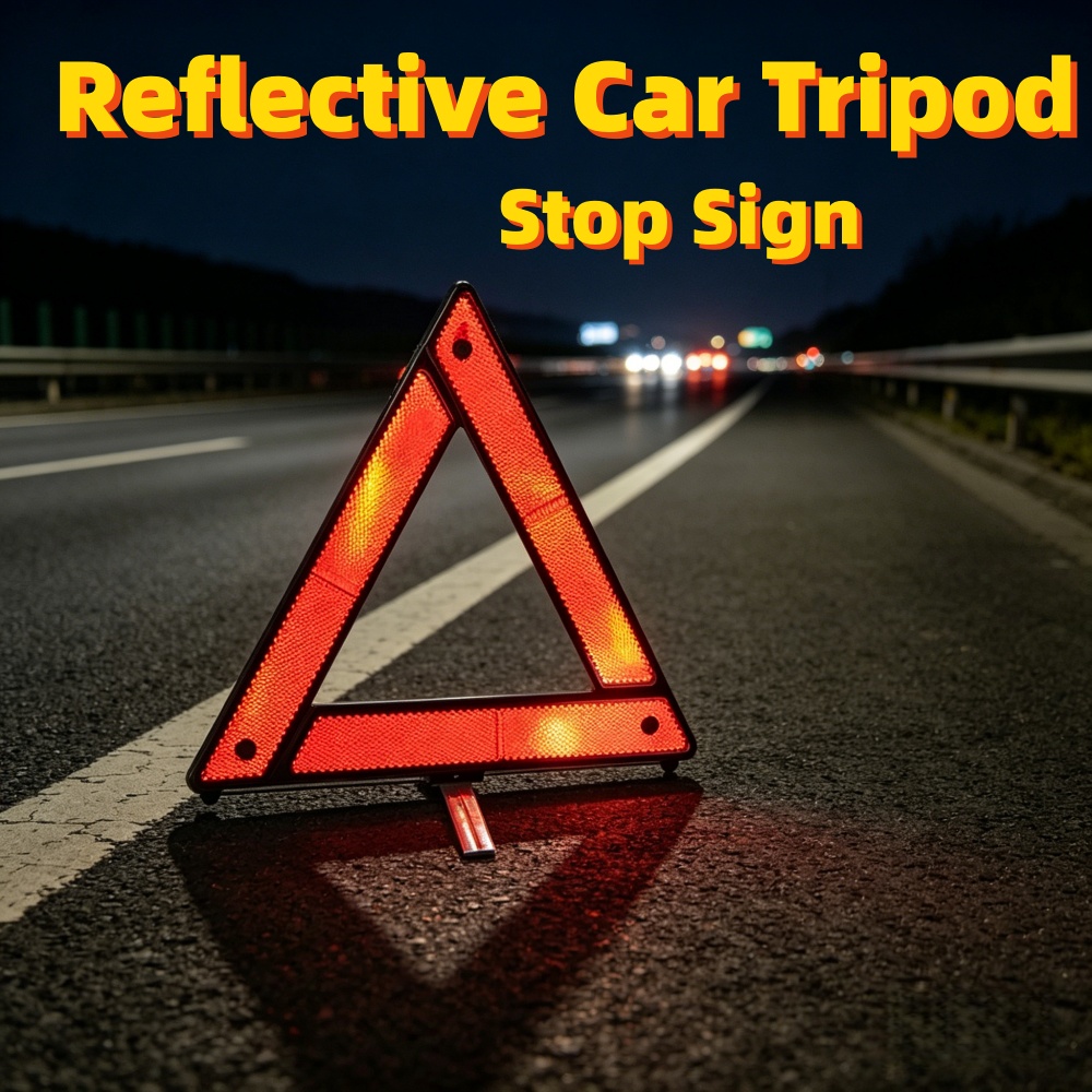 Red Reflective Car Tripod Fold - Emergency Exit Sign บทวิจารณ์และราคา