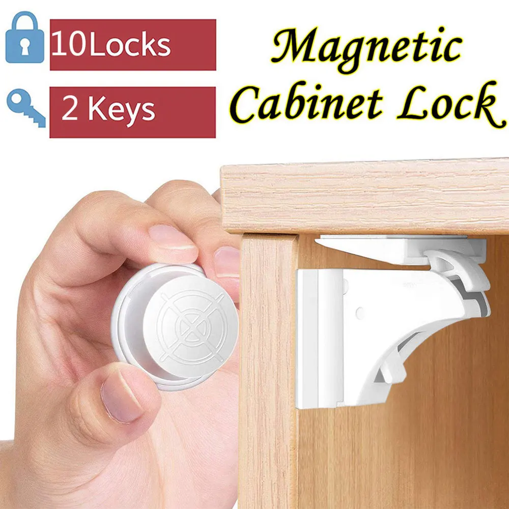 Drawer Latch Cabinet Door Magn - Medicine Cabinet Lock บทวิจารณ์และราคา