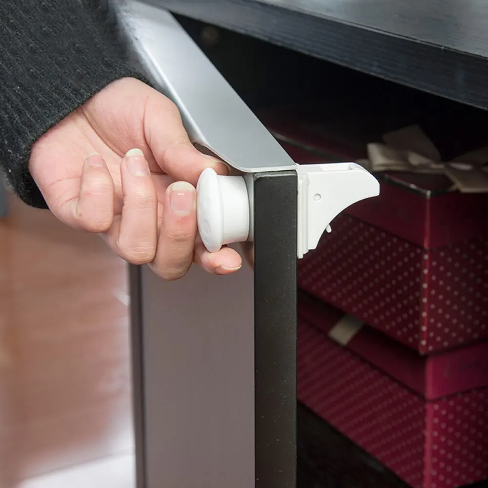 Drawer Latch Cabinet Door Magn - Medicine Cabinet Lock บทวิจารณ์และราคา