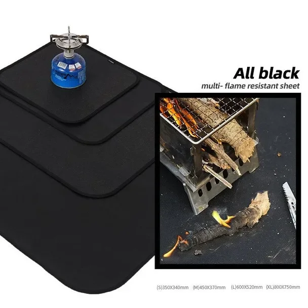 Outdoor Camping Silicone Firep - Fire Blanket Kitchen บทวิจารณ์และราคา
