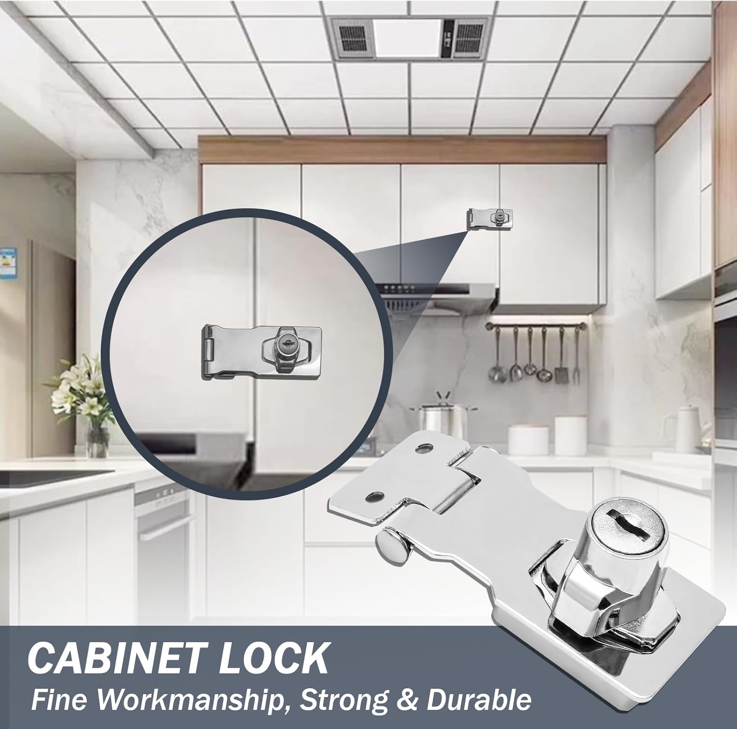 Knob Style Furniture Safety Lo - Medicine Cabinet Lock บทวิจารณ์และราคา