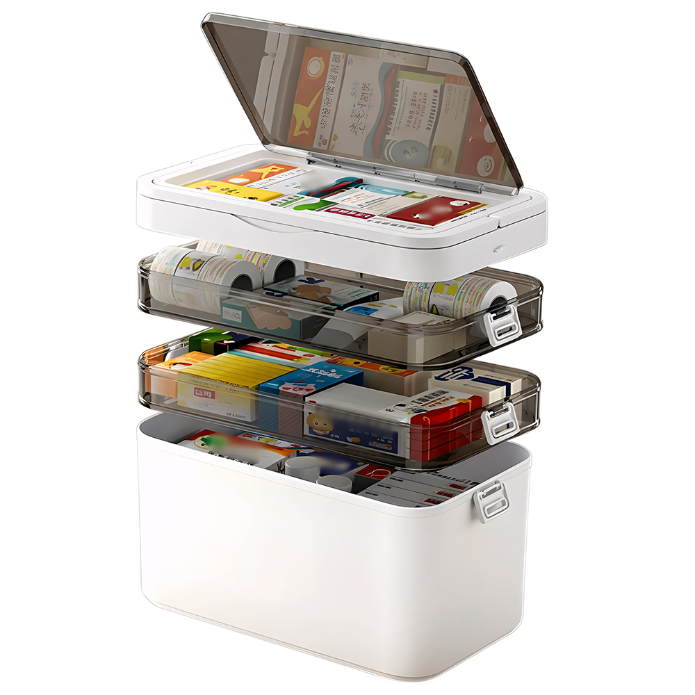 Large Capacity Multi Layer Tra - Medicine Cabinet Lock บทวิจารณ์และราคา