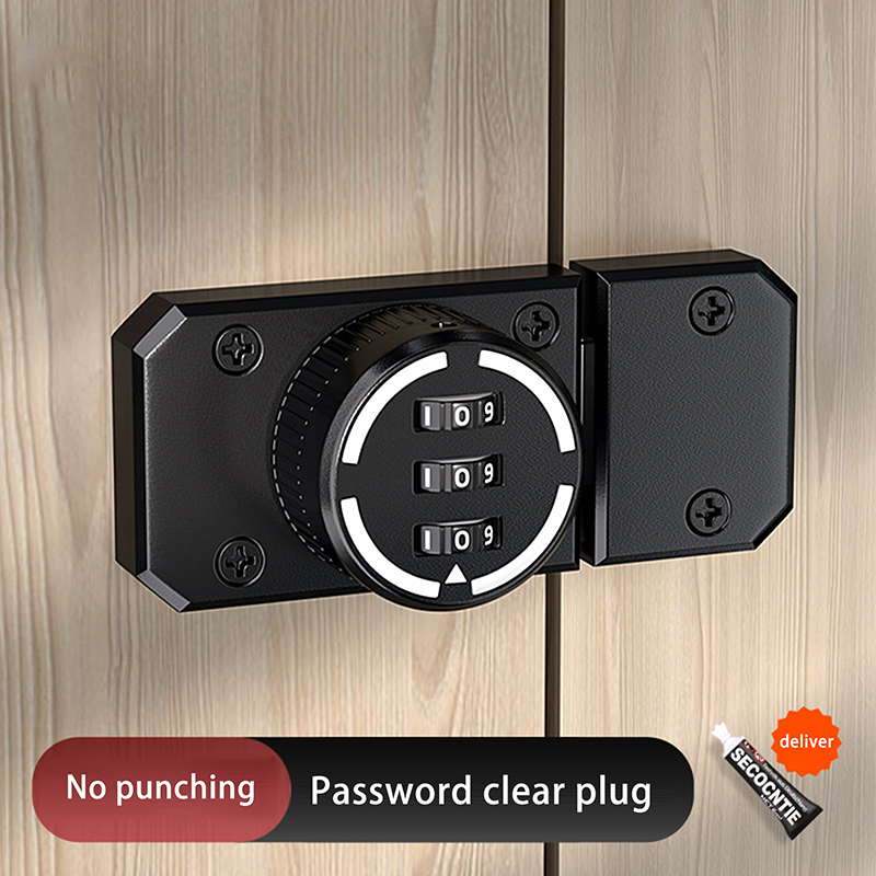 1 Set No-Punch Combination Doo - Medicine Cabinet Lock บทวิจารณ์และราคา