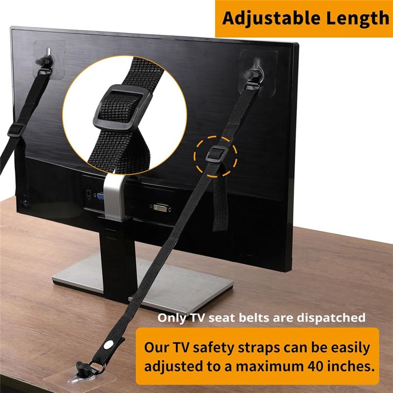 T23C No Drill Adhesive TV Safe - Earthquake Anchor Strap บทวิจารณ์และราคา