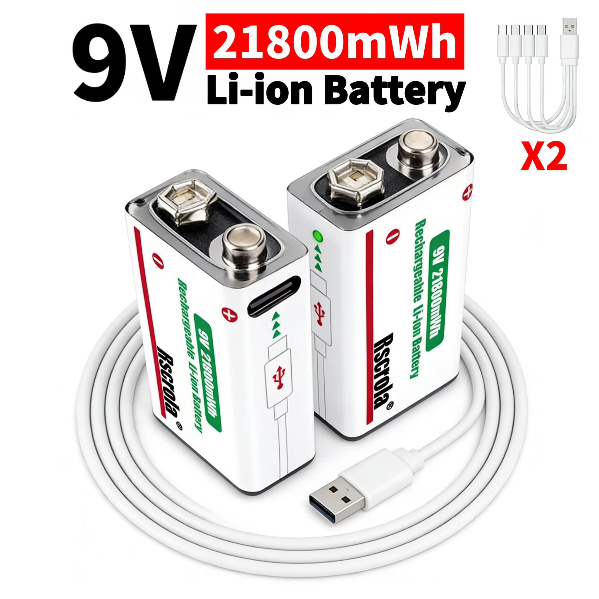 Long-Lasting 9V Rechargeable L - Smoke Detector Interconnected บทวิจารณ์และราคา