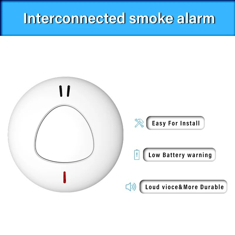 Smart home security alarm syst - Smoke Detector Interconnected บทวิจารณ์และราคา