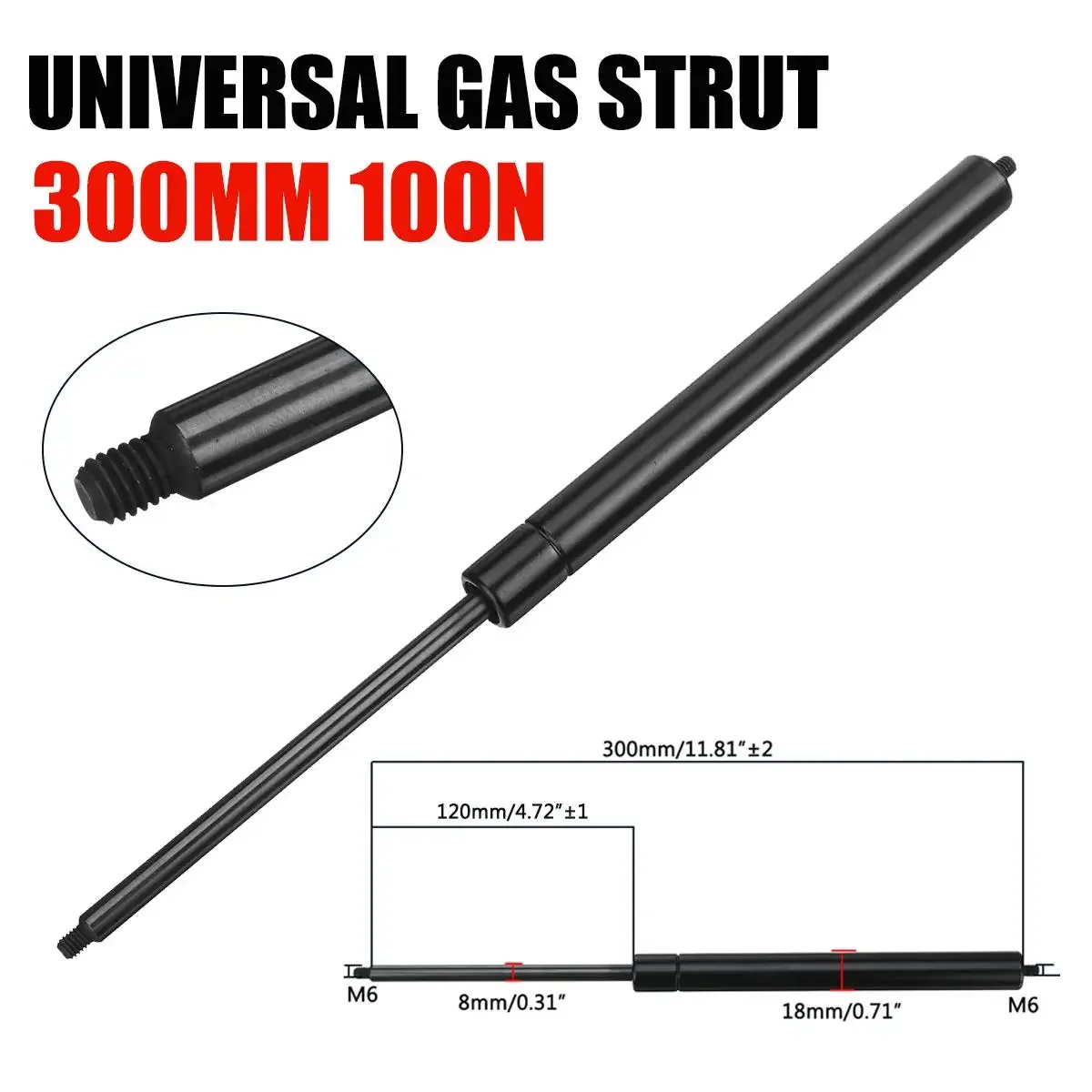 2pcs 200-500mm 100N 8mm Car Ga - Window Lock Bar บทวิจารณ์และราคา