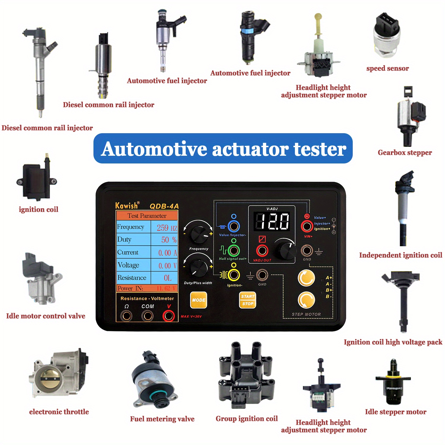 Auto Ignition Coil Test Inject - Co Detector Plug บทวิจารณ์และราคา