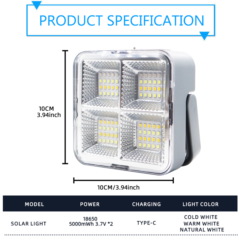 Rechargeable LED Solar Street  - Power Outage Light บทวิจารณ์และราคา