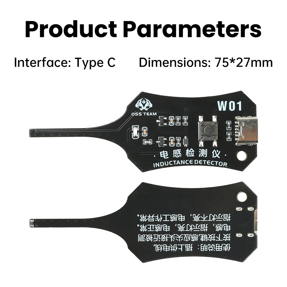 W01 Type C Inductance Tester M - Co Detector Plug บทวิจารณ์และราคา