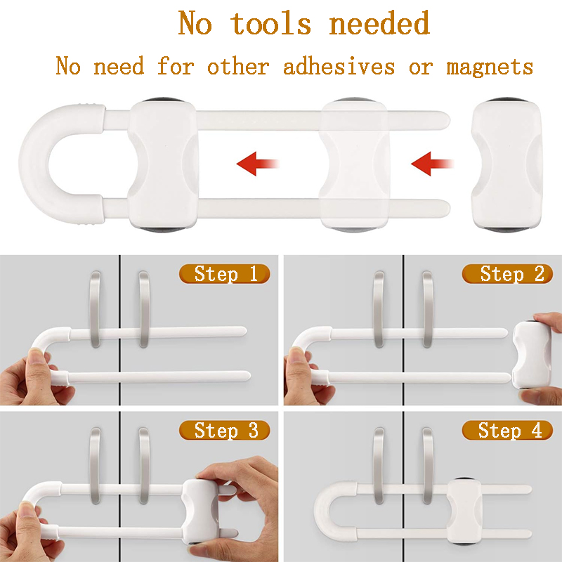 Sliding Cabinet Locks for Babi - Medicine Cabinet Lock บทวิจารณ์และราคา