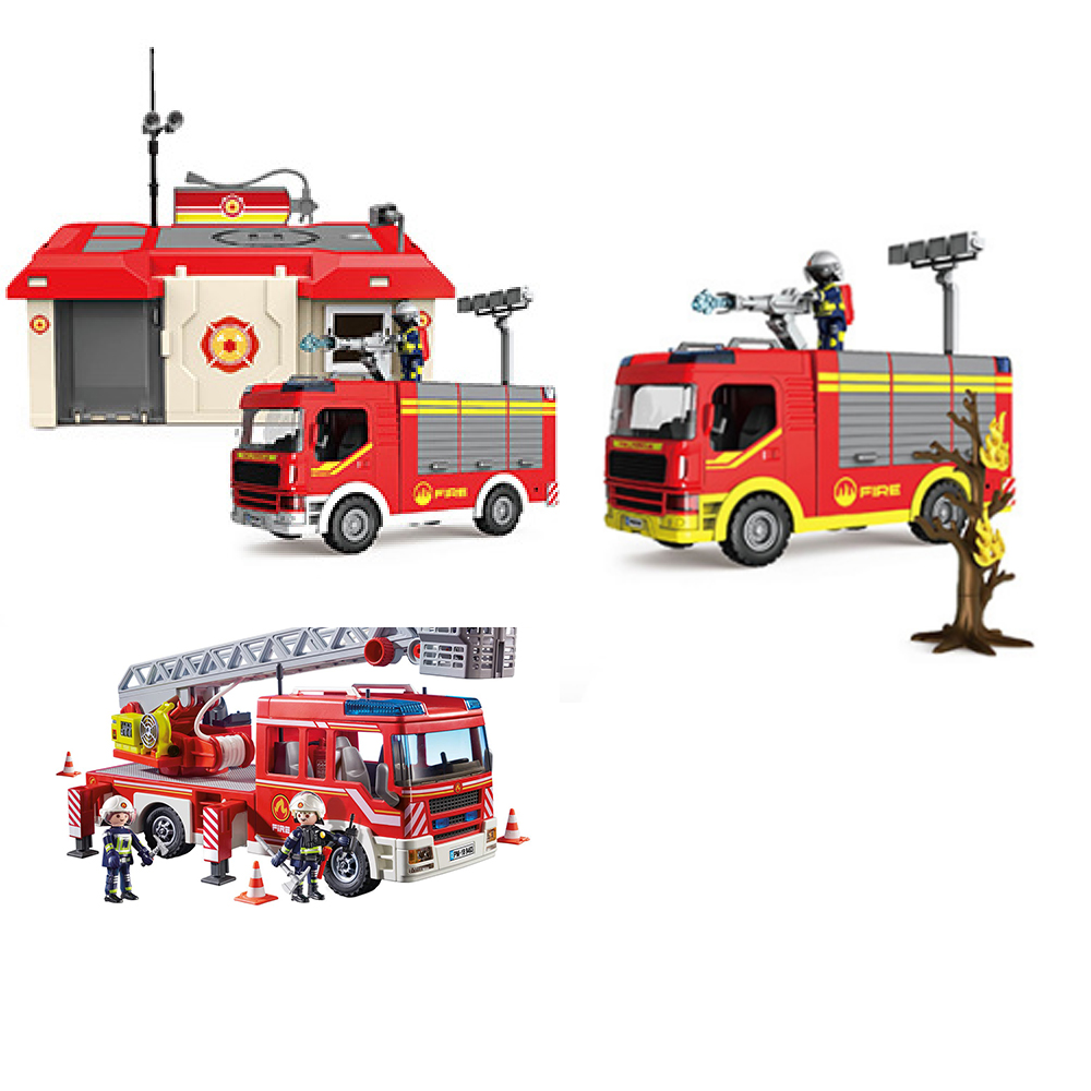 Fire Station With Aerial Ladde - Fire Escape Ladder บทวิจารณ์และราคา