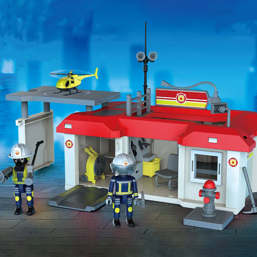 Fire Station With Aerial Ladde - Fire Escape Ladder บทวิจารณ์และราคา