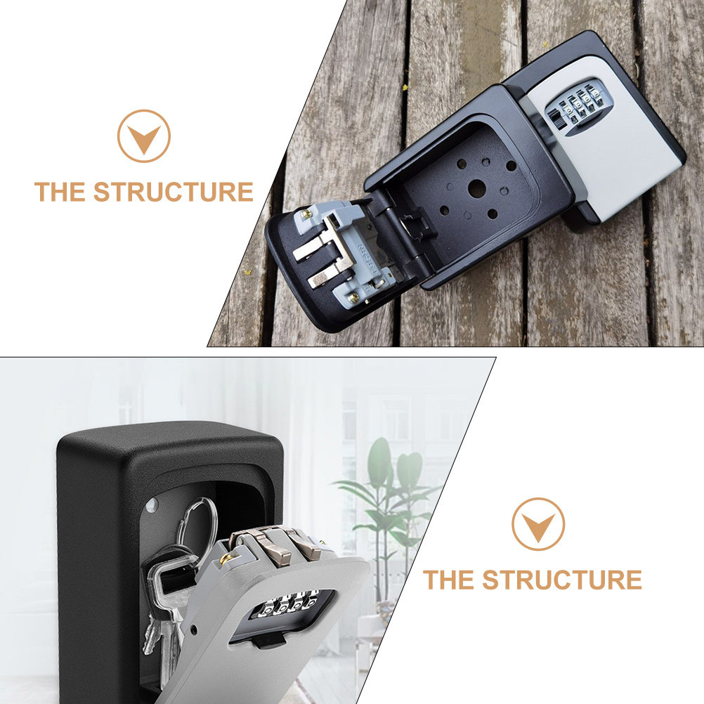 Wall Mount Key Lock Box Digita - Lockbox Key Secure บทวิจารณ์และราคา