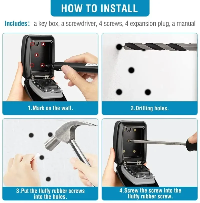 Password Key Lock Box Waterpro - Lockbox Key Secure บทวิจารณ์และราคา