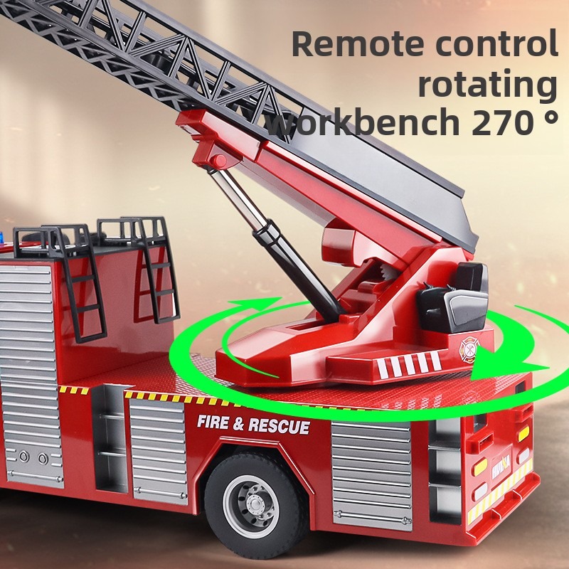 22CH RC Fire Truck with RC Aer - Fire Escape Ladder บทวิจารณ์และราคา