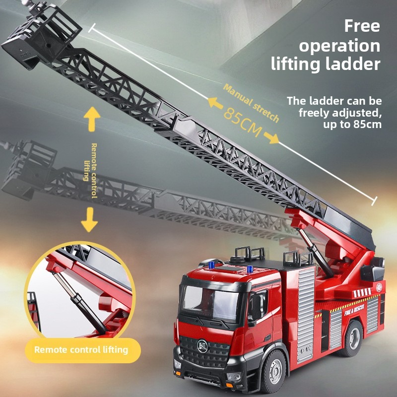 22CH RC Fire Truck with RC Aer - Fire Escape Ladder บทวิจารณ์และราคา