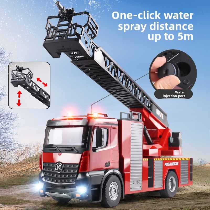 22CH RC Fire Truck with RC Aer - Fire Escape Ladder บทวิจารณ์และราคา