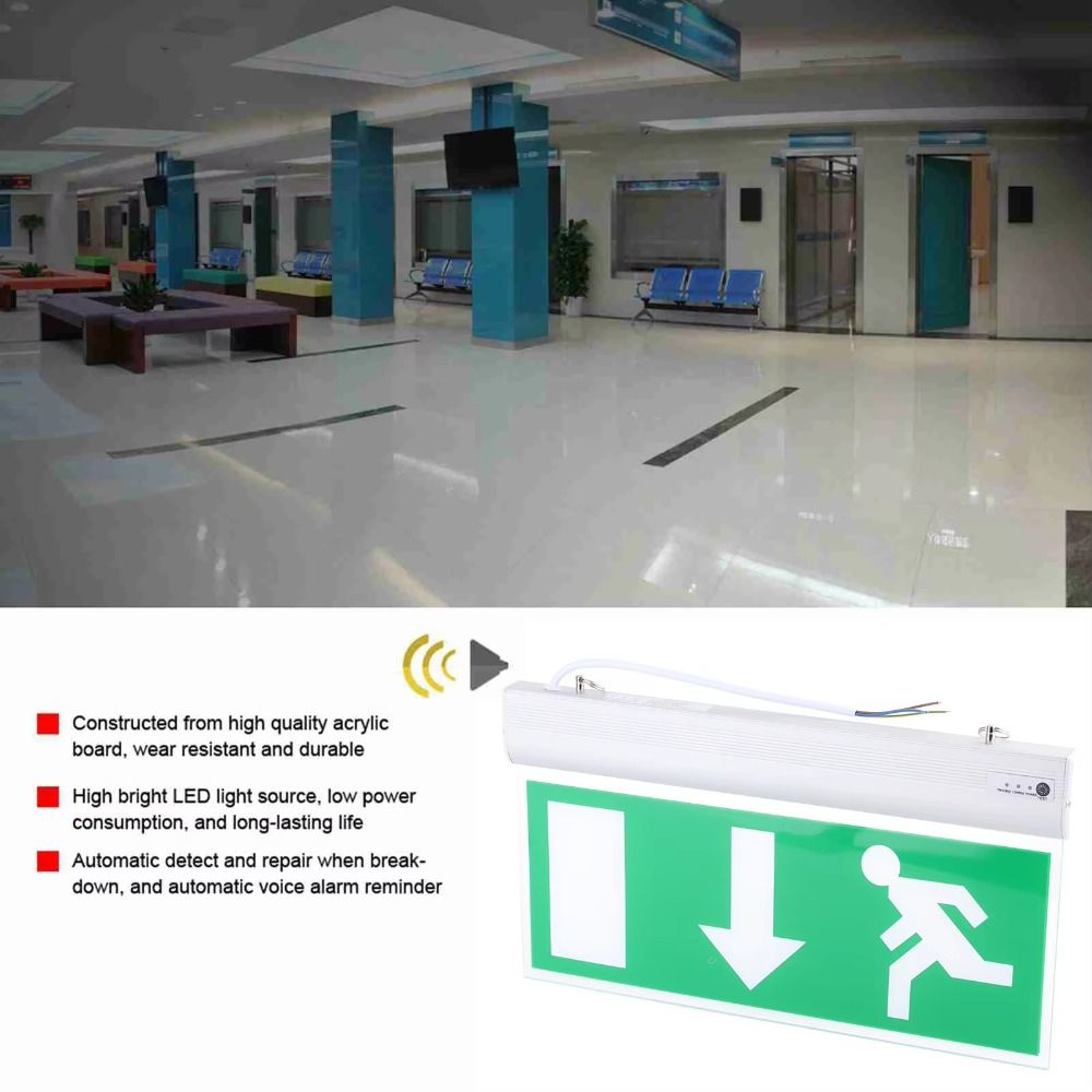 Commercial LED Emergency Sign  - Emergency Exit Sign บทวิจารณ์และราคา