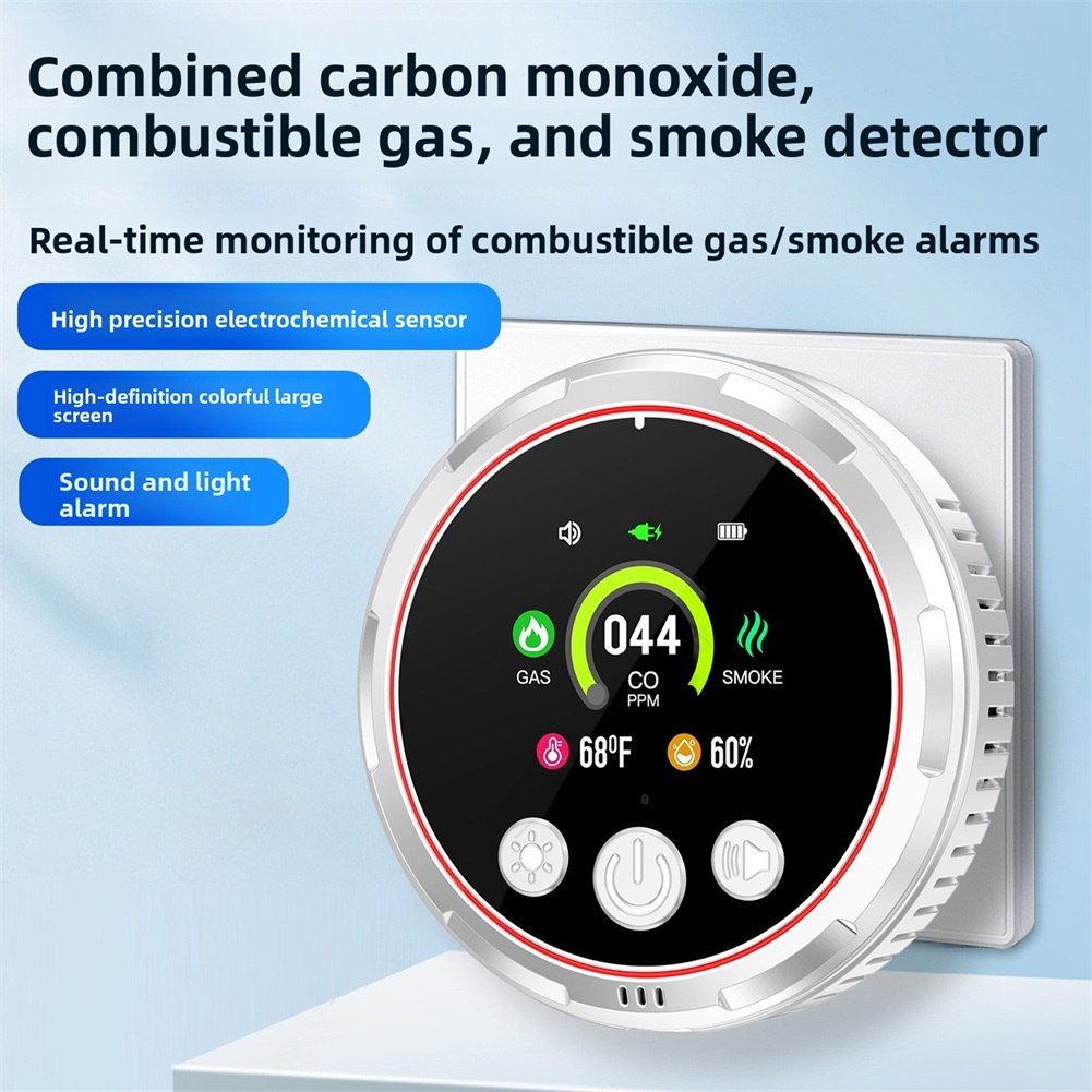 Home Safety Alarm,5 in 1 Carbo - Co Detector Plug บทวิจารณ์และราคา