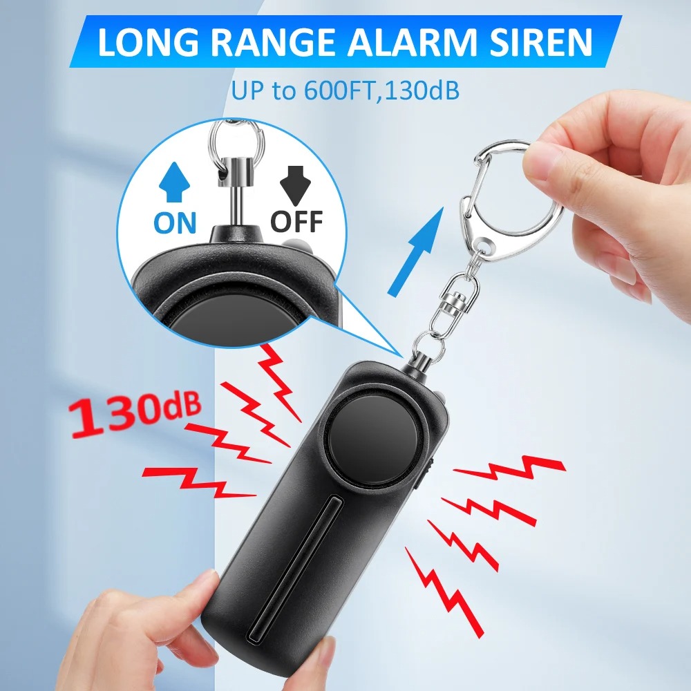 Self Defense Alarm 130dB Ultra - Personal Alarm Keychain บทวิจารณ์และราคา