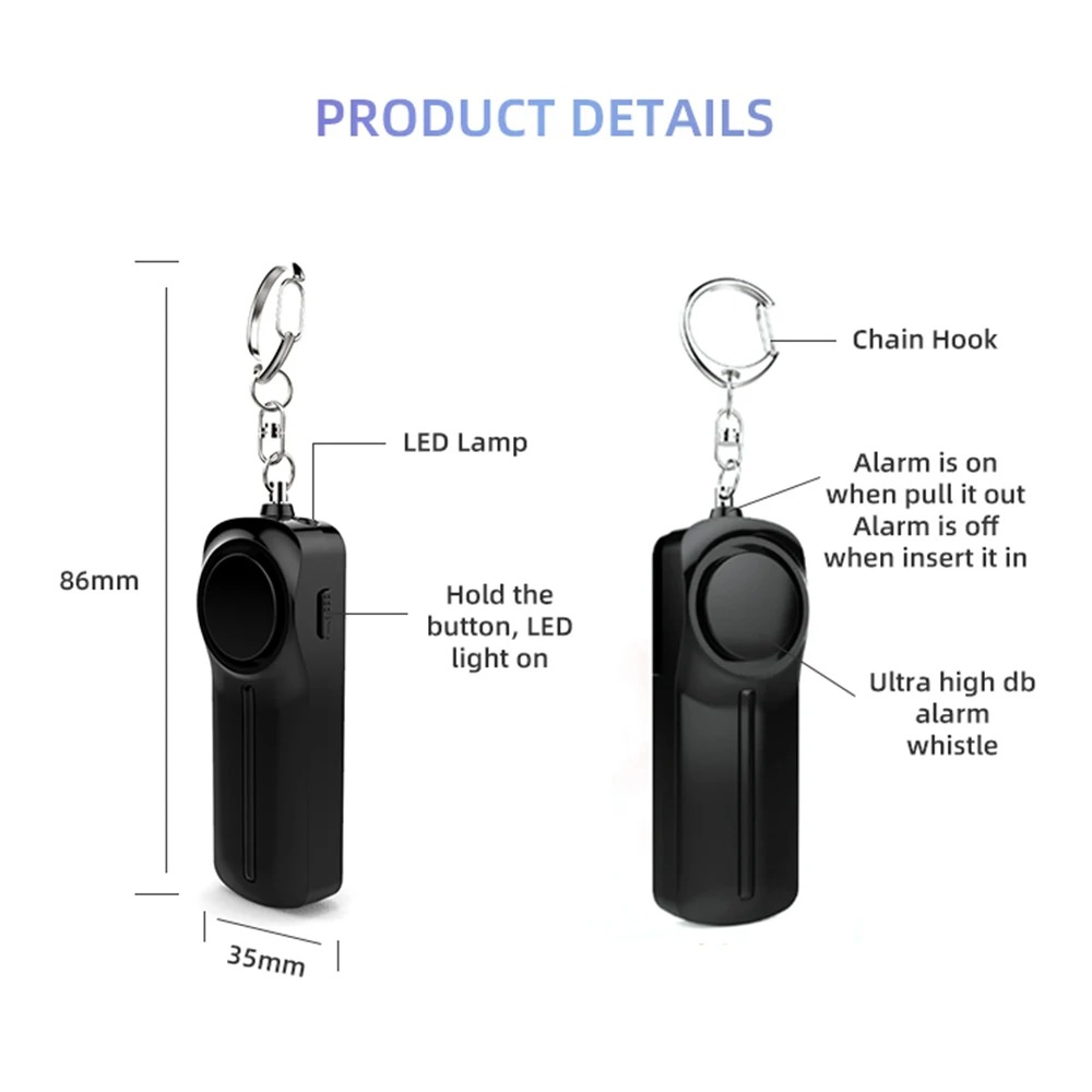Self Defense Alarm 130dB Ultra - Personal Alarm Keychain บทวิจารณ์และราคา