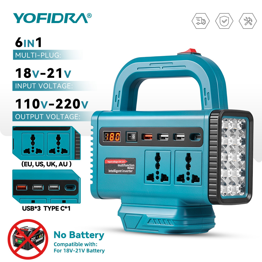 YOFIDRA 220V Portable Power In - Power Outage Light บทวิจารณ์และราคา