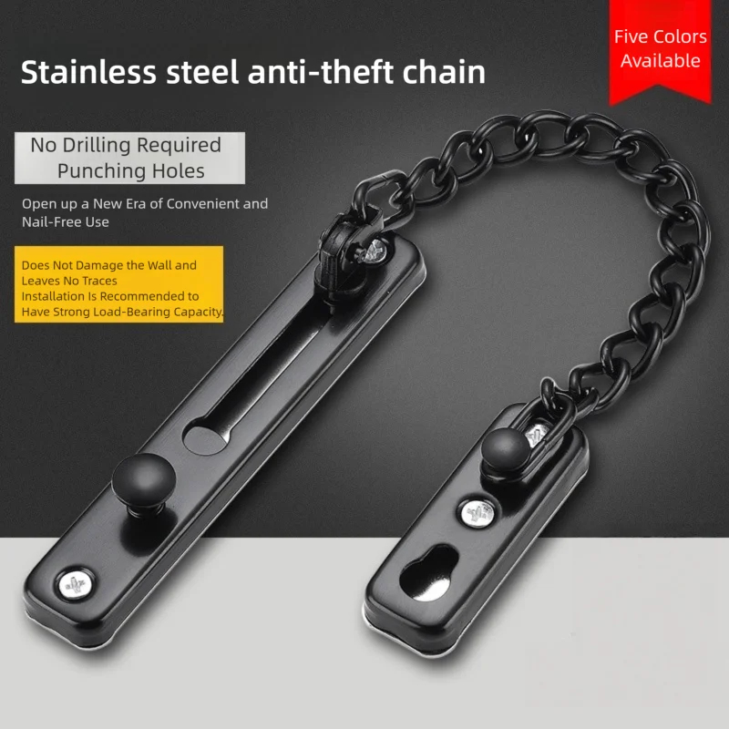 Stainless Steel Anti-Theft Doo - Security Chain Door บทวิจารณ์และราคา