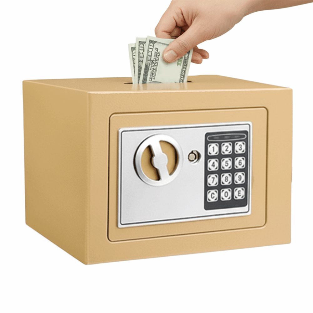 Anti-Theft Piggy Bank Password - Lockbox Key Secure บทวิจารณ์และราคา