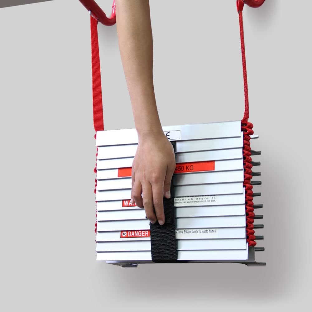 Retractable 2 Story Fire Escap - Fire Escape Ladder บทวิจารณ์และราคา