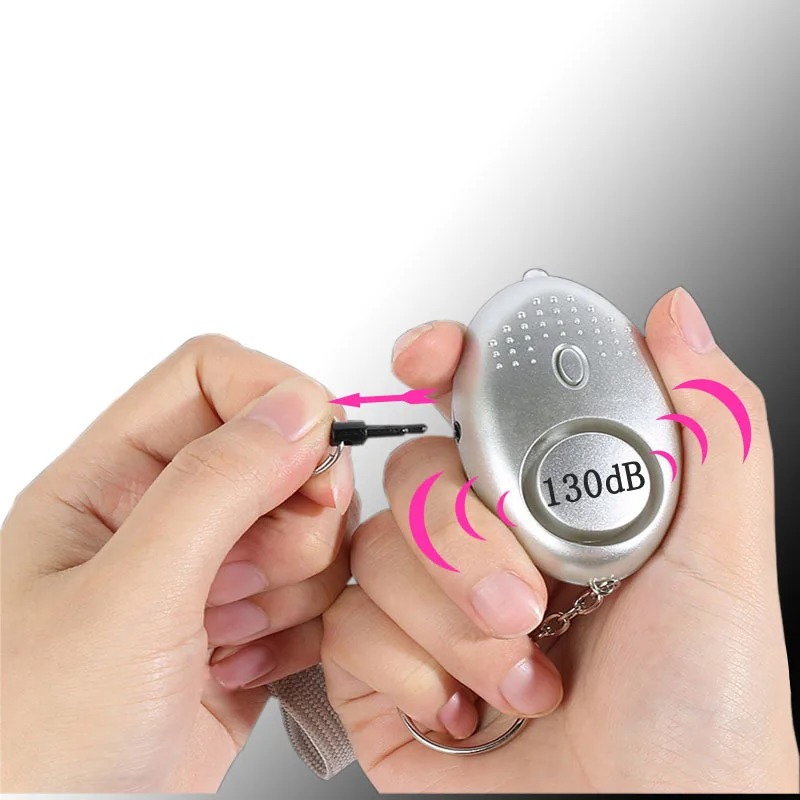 130dB Anti-wolf Girl Child Wom - Personal Alarm Keychain บทวิจารณ์และราคา
