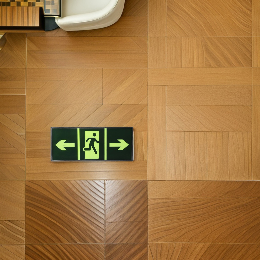4Pcs Safety Exit Sign Stickers - Emergency Exit Sign บทวิจารณ์และราคา