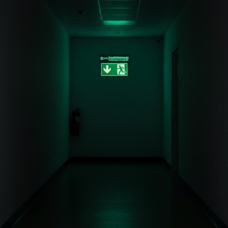 1 Sheet Glow-In-The-Dark Safet - Emergency Exit Sign บทวิจารณ์และราคา