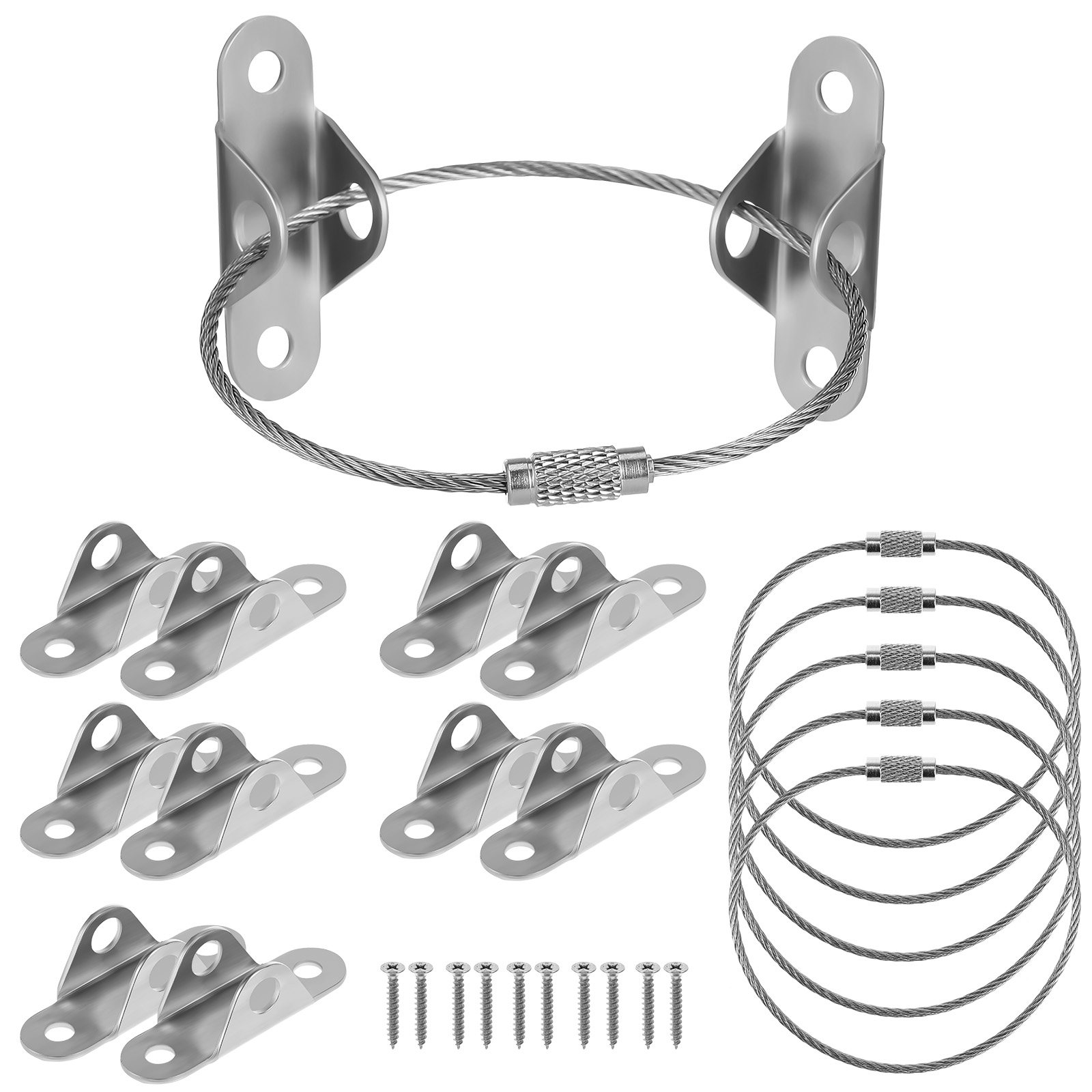 6Sets Wall Mount Furniture Anc - Earthquake Anchor Strap บทวิจารณ์และราคา