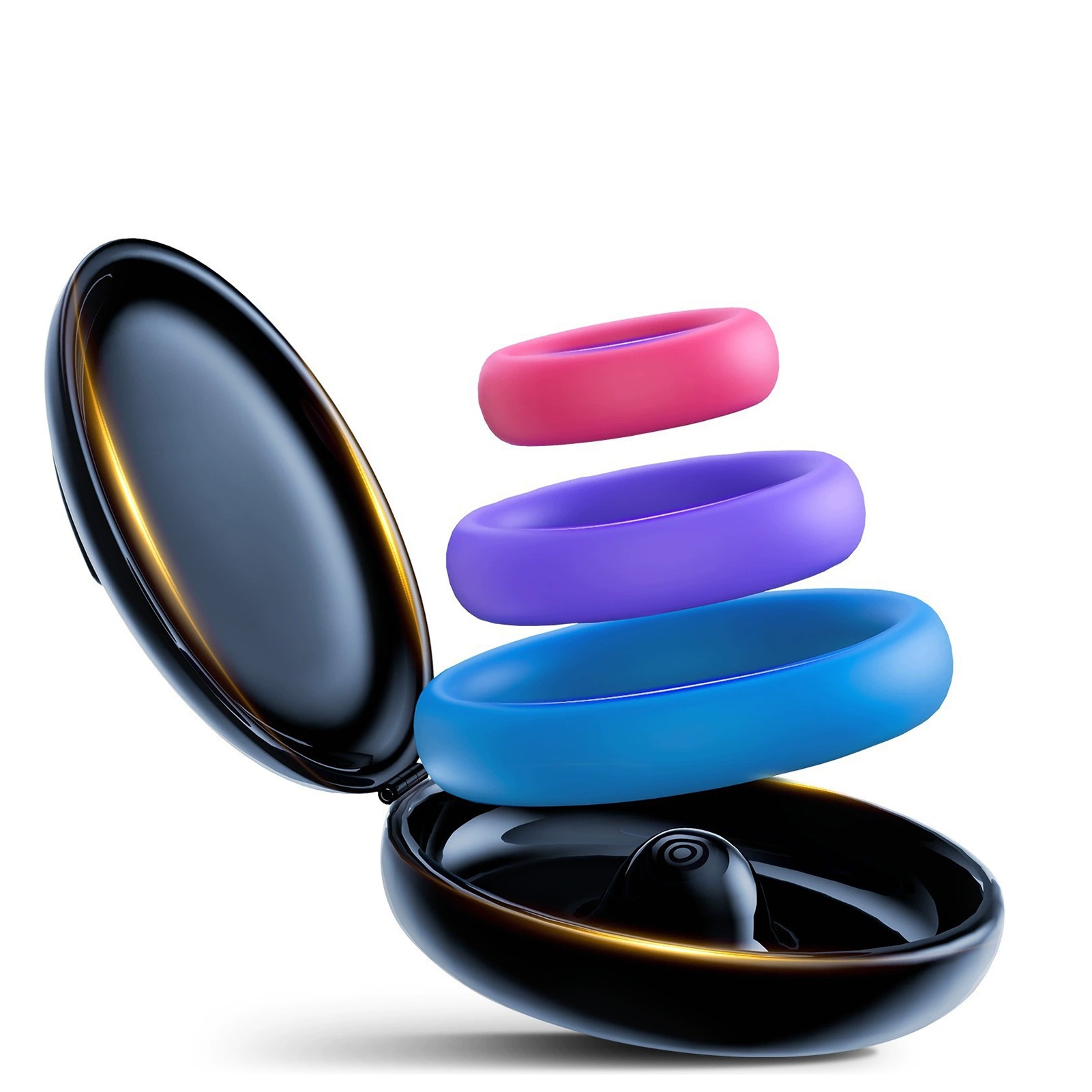 3pcs Silicone Cock Ring With P - Medicine Cabinet Lock บทวิจารณ์และราคา