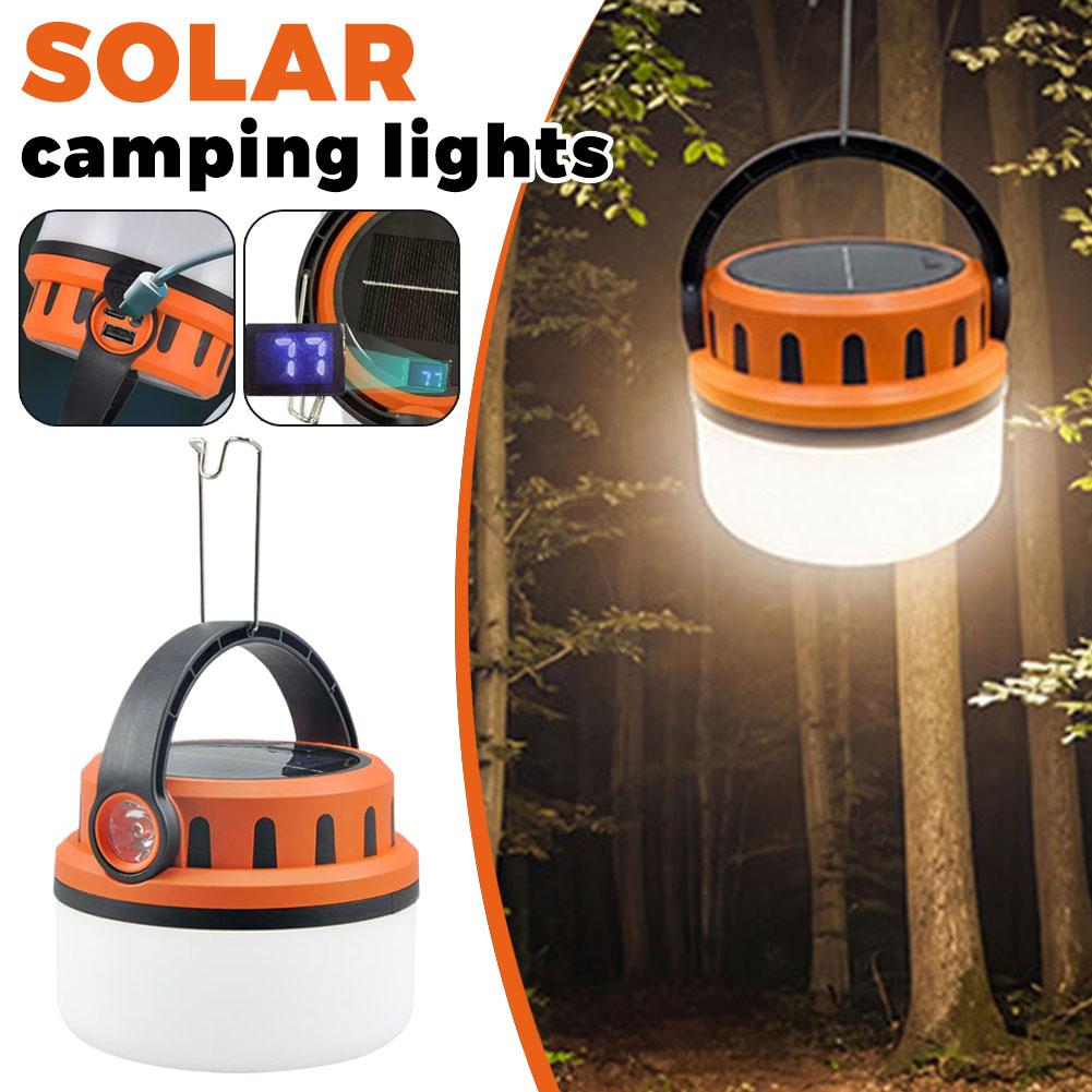 Solar Rechargeable Camping Lan - Power Outage Light บทวิจารณ์และราคา